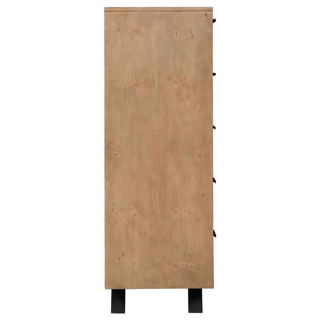 Light Honey Brown 5-drawer Rectangular Chest A888916