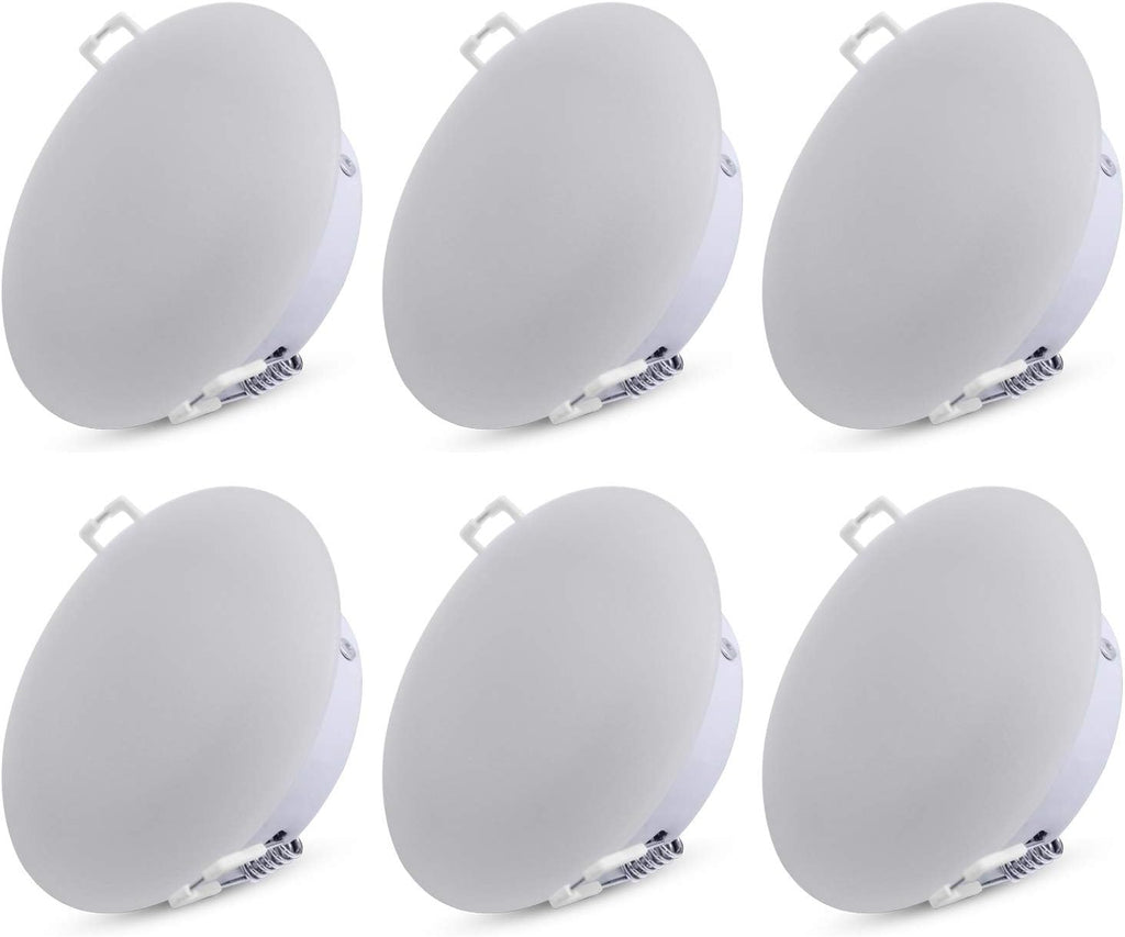 4.5Inch LED RV Puck Light Full Aluminum Recessed Mount Down Light 12V Pack of 6 O533