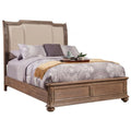Queen Size Wood Sleigh Bed G5530
