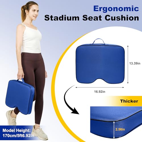 2 Pcs Portable Stadium Seat Cushions P7731