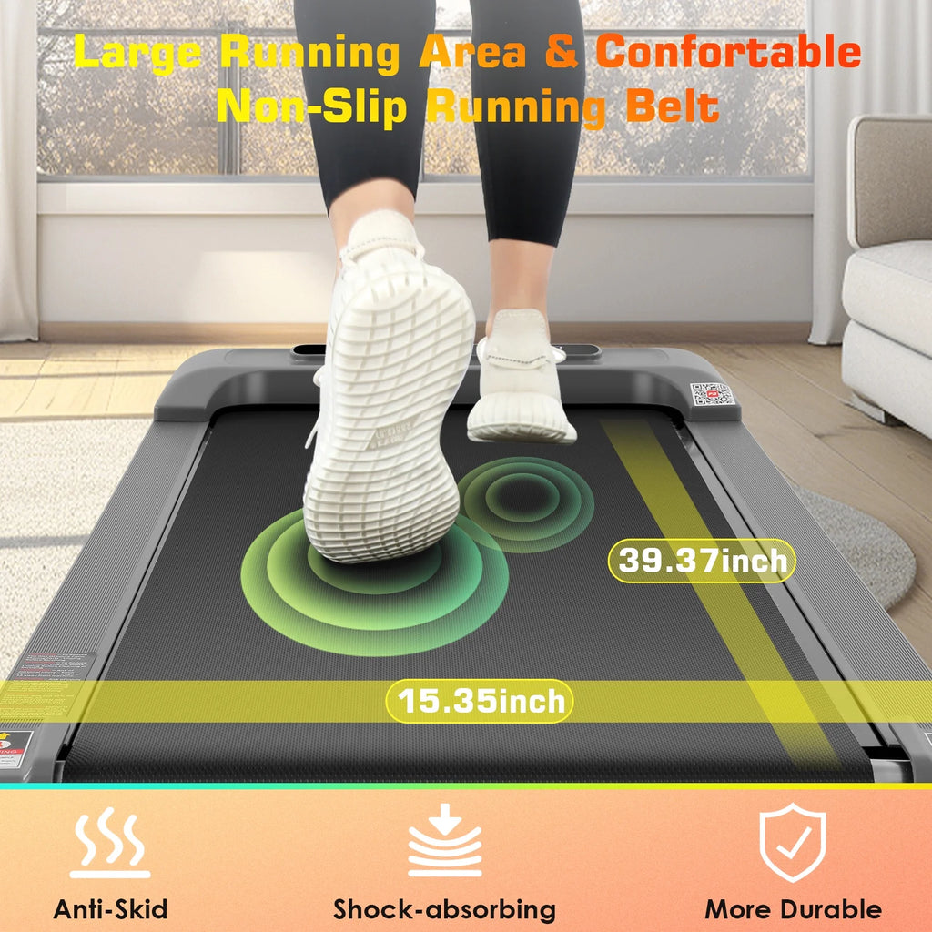 Under Desk Treadmill 2 in 1 Walking Pad with Remote Control E3524