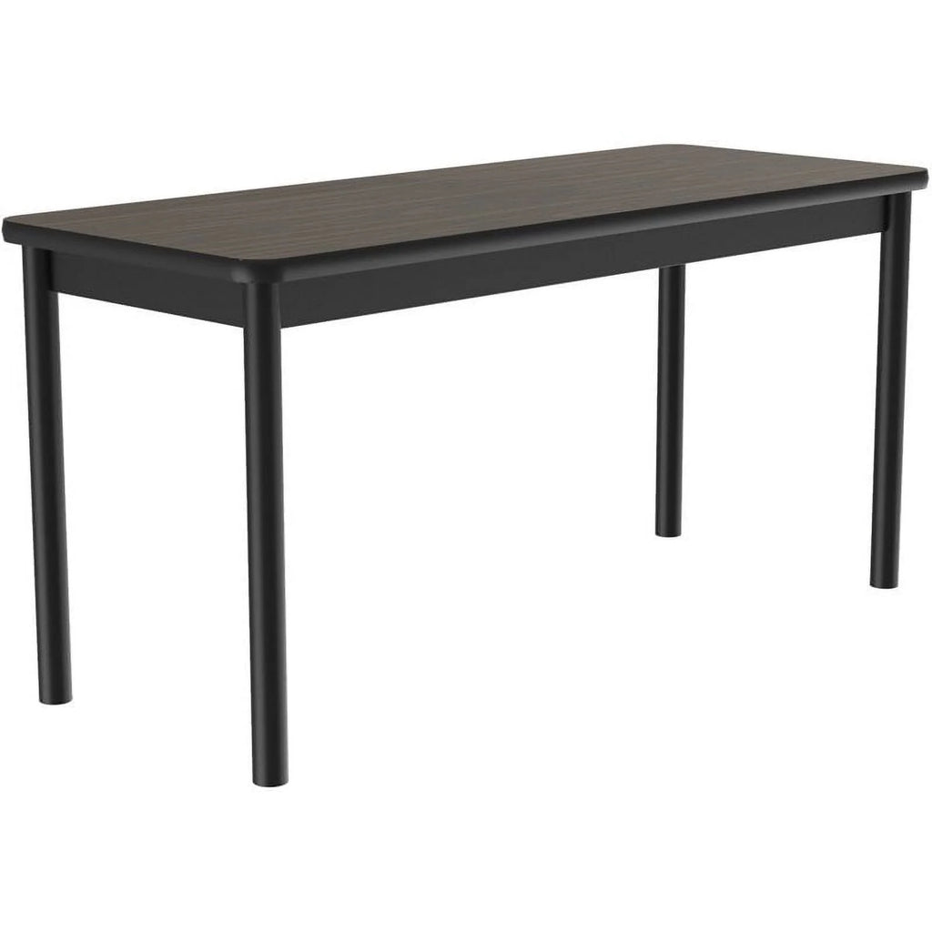 Steel Metal & Wood Library Table E49997