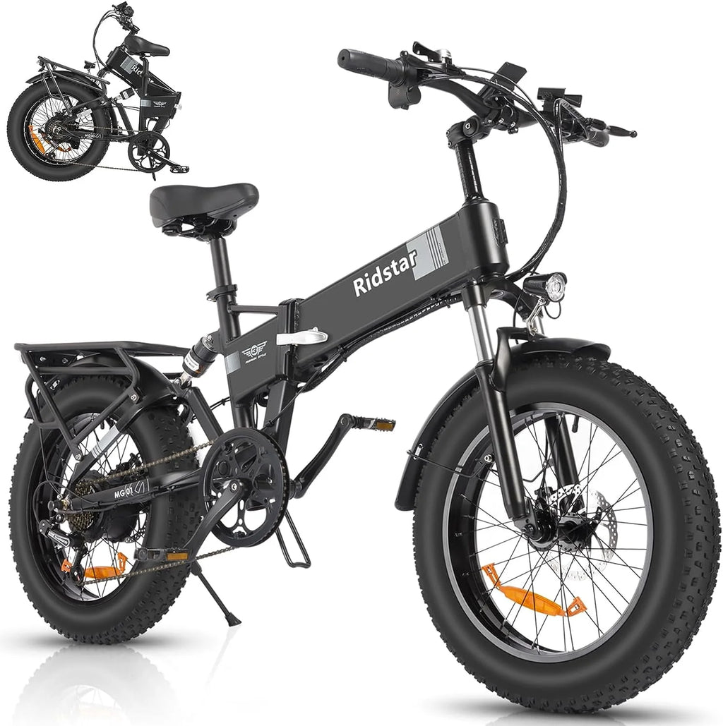 20 Fat Tire 750W 48V 14AH Foldable Electric Bike P567