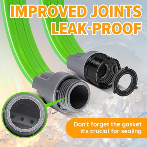 100 FT Heavy Duty Sprinkler Soaker Hose with Stakes F941
