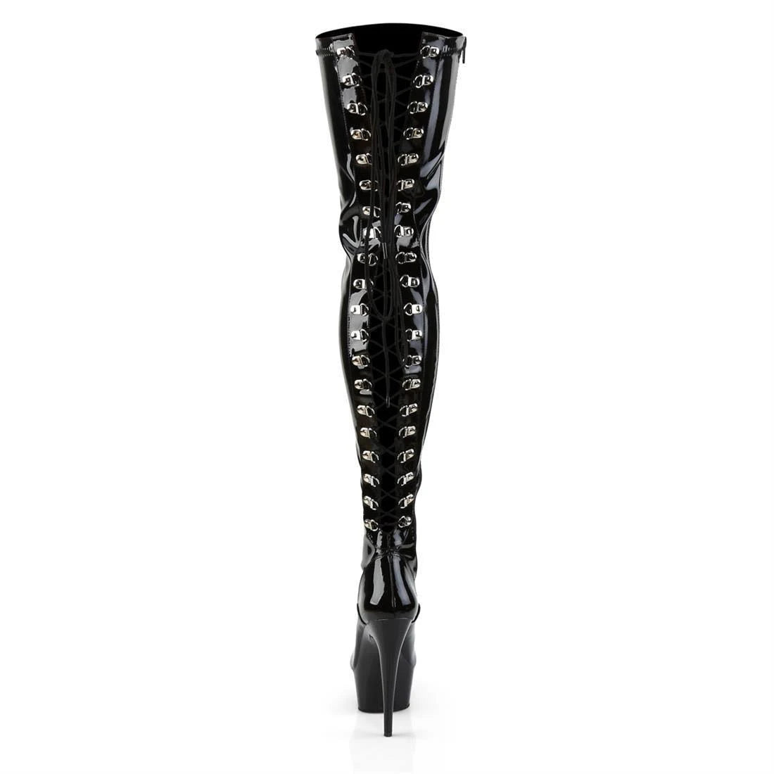 Black Faux Leather 5 Y724464