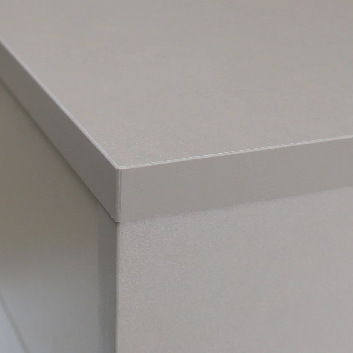 5 Drawer White Gray Rolling Filing Cabinet V7686