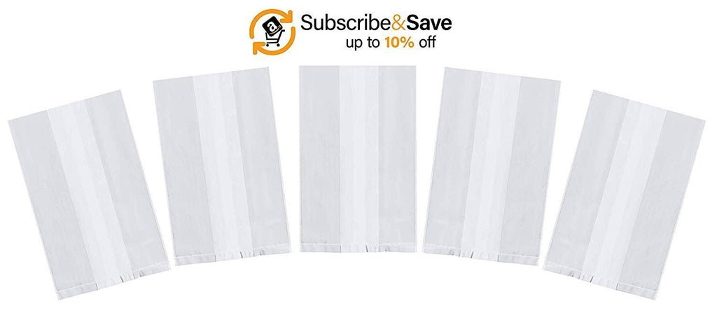 1000 Pack Clear Flat Poly Bags 2 Mil N50758