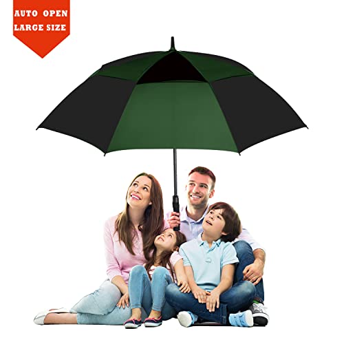 Large 62 Inch Double Canopy Windproof Waterproof Golf Umbrella U4194