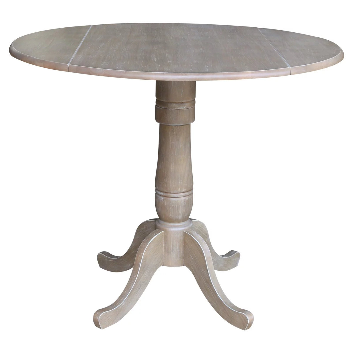 42" Round Dual Drop Leaf Pedestal Table L78989
