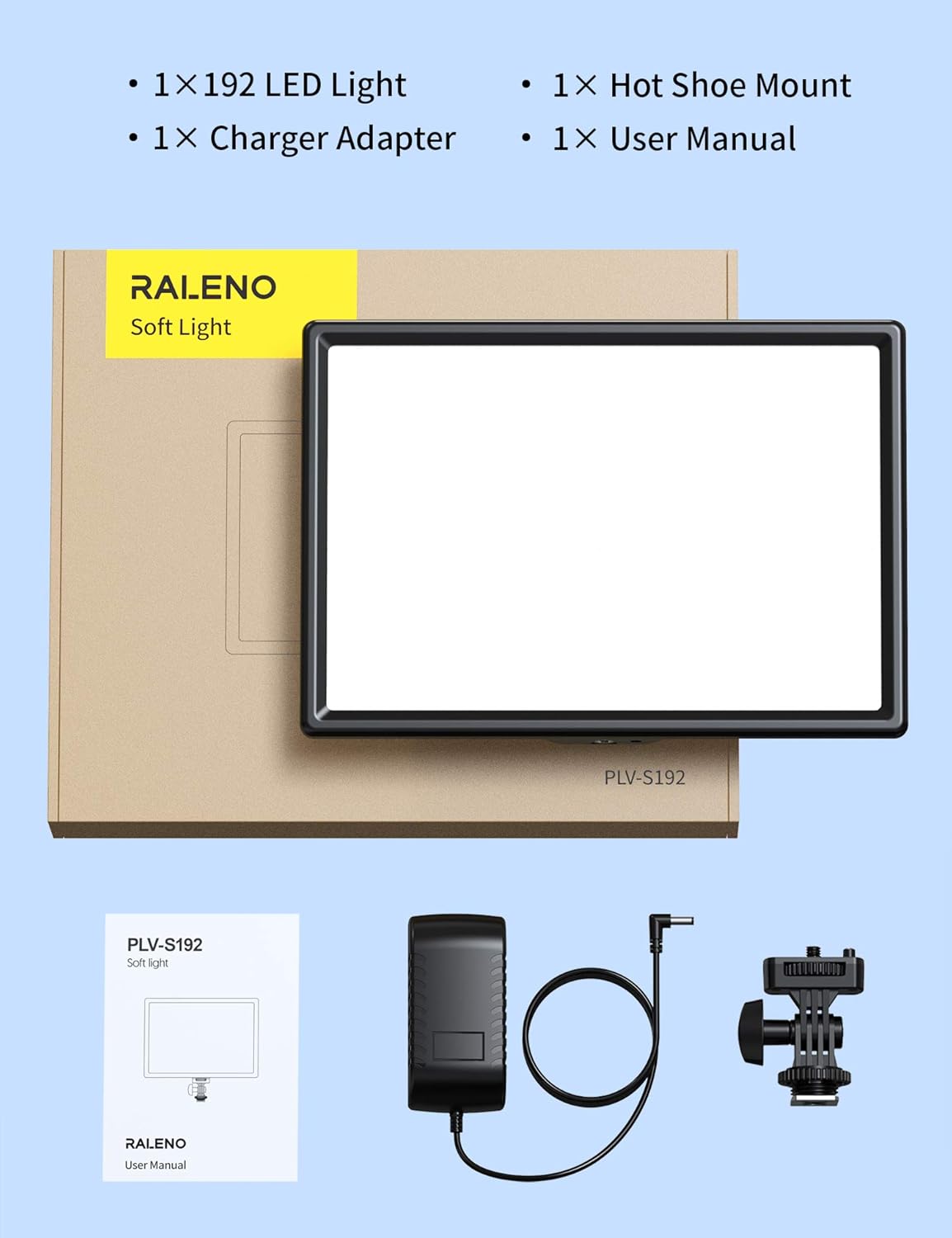 LED Video Soft Light Panel with Adjustable Brightness and Color Temperature F30020