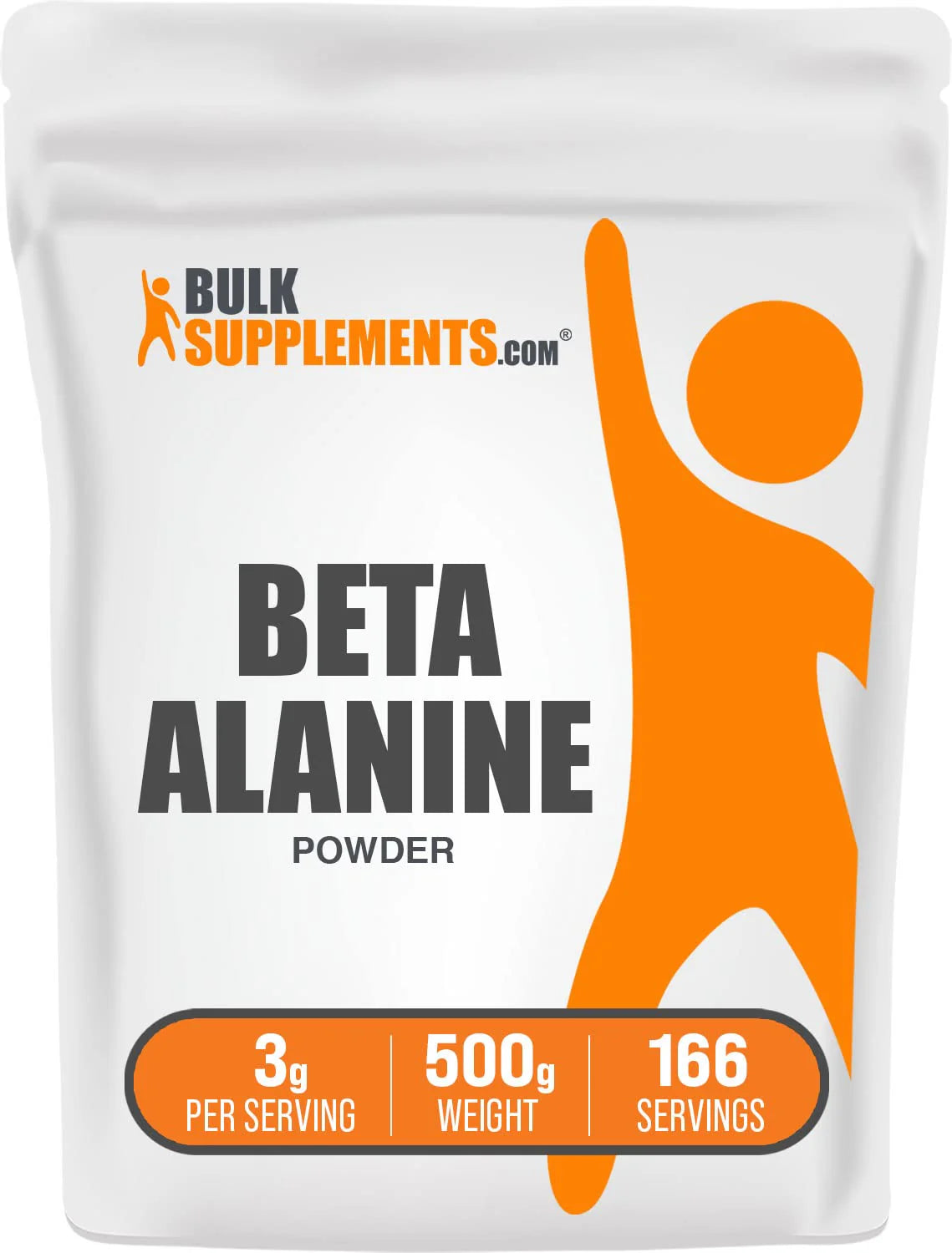 Beta Alanine Powder 3000mg 500g Unflavored Gluten Free Z716