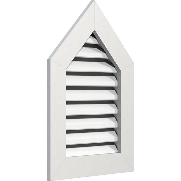 Peaked Top Gable Vent, PVC S359