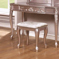 Metallic Lilac Vanity Stool M528
