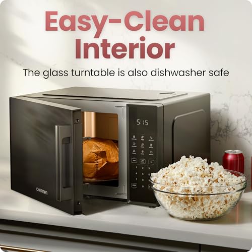 1.1 Cu. Ft. 1000 Watts Black Countertop Microwave Oven R394