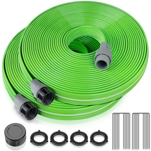 100 FT Heavy Duty Sprinkler Soaker Hose with Stakes F941