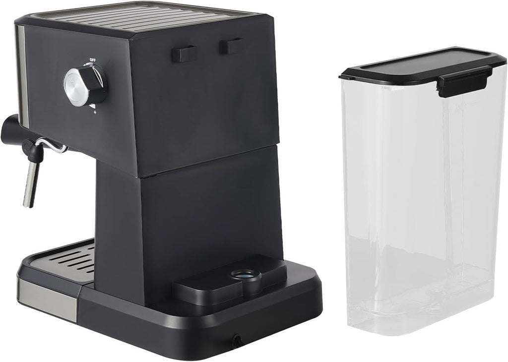 20 Bar Semi-Automatic Espresso Machine with Milk Frother Steam Wand, 50oz Removable Water Tank J6101