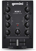 2-Channel DJ Podcast Mixer with Cross-Fader U64250