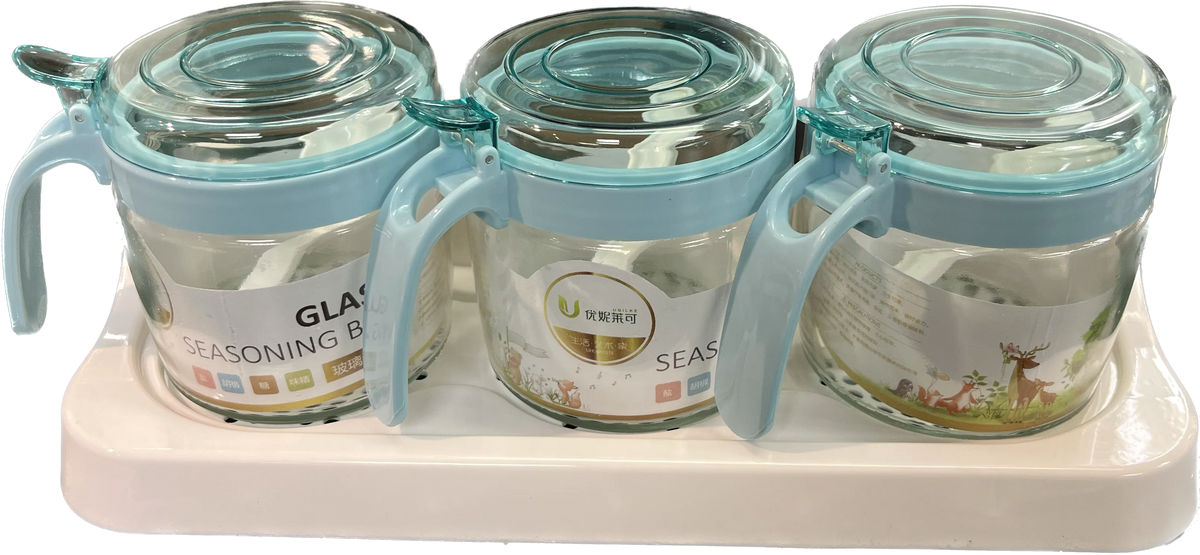 Condiment Box Glass Z3947
