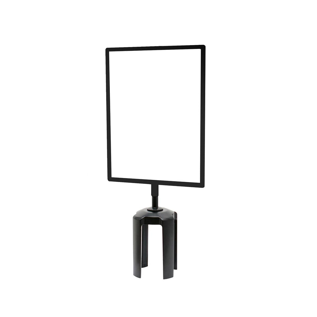 Tensabarrier Sign Frame 14 x 11 in Satin Chrome F780747