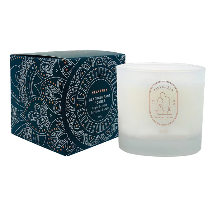Soy Candle Heavenly (Blackcurrant Sorbet) 190g V106