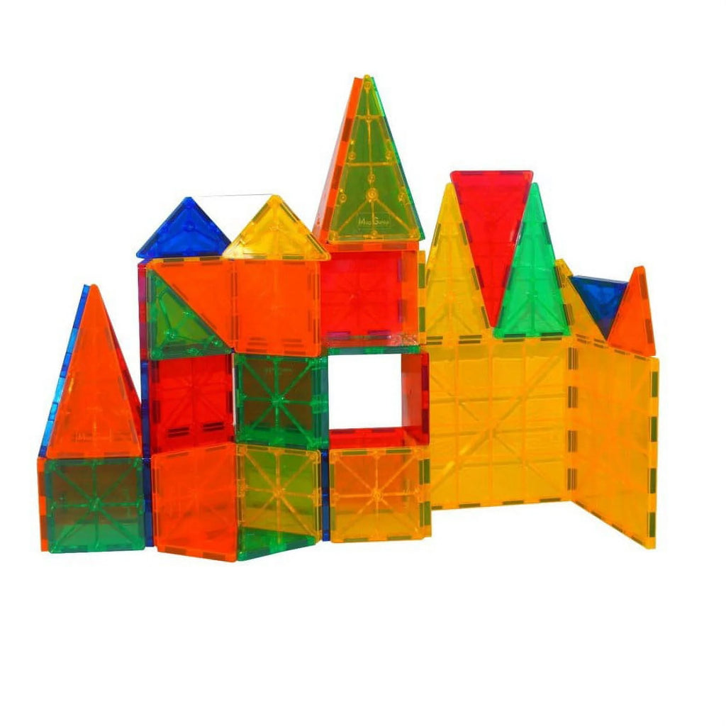 Clear Colors 3D Magnetic Building Blocks Set of 60 Pieces P31225