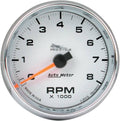 2 5/8in. White Face Electronic Tachometer W817