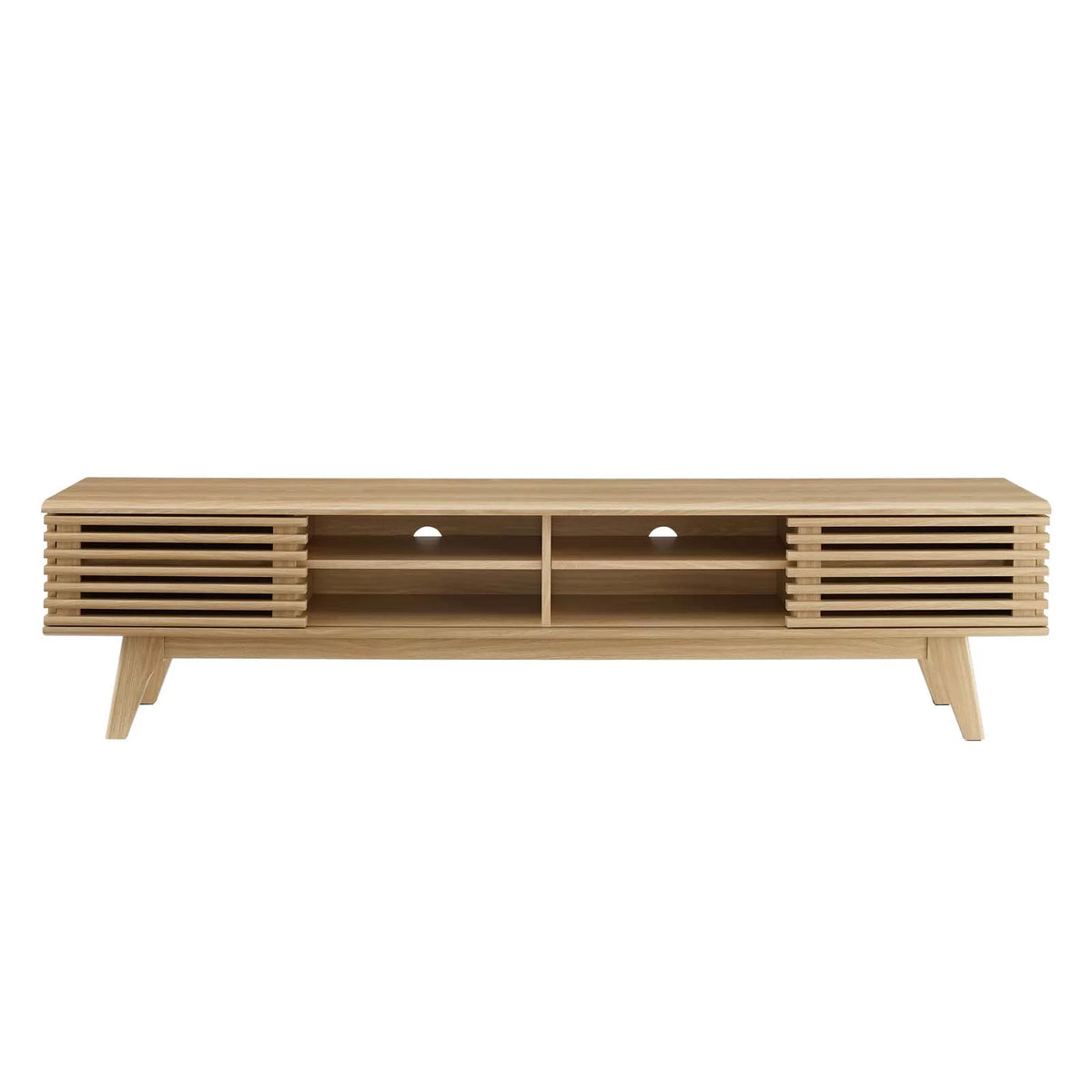 70" Oak Entertainment Center TV Stand L751667