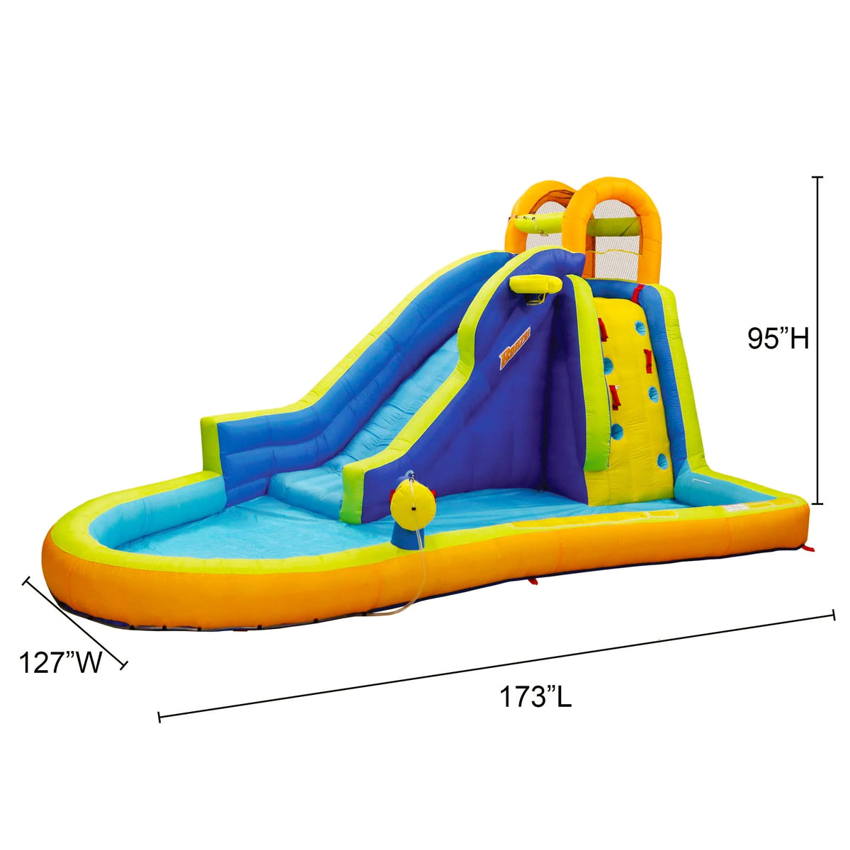 Inflatable Outdoor Backyard Water Slide Splash Toy G282