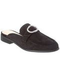 Black Suede Mule N125