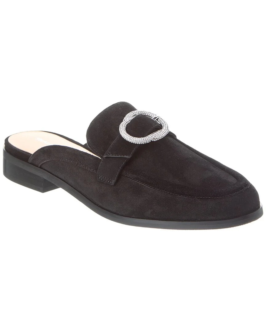 Black Suede Mule N125