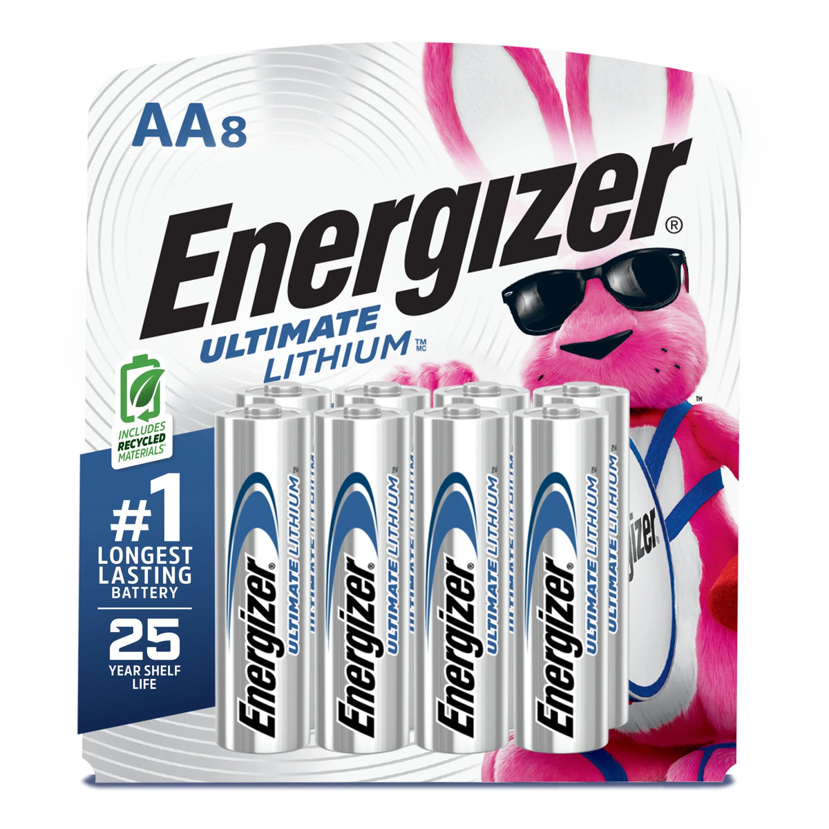 Lithium AA Batteries 8 Pack W622