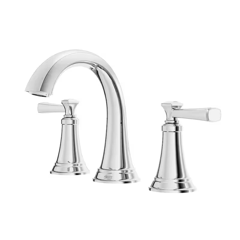 8 in. Widespread Double Handle Bathroom Faucet Polished Chrome 2-Pack Y4005