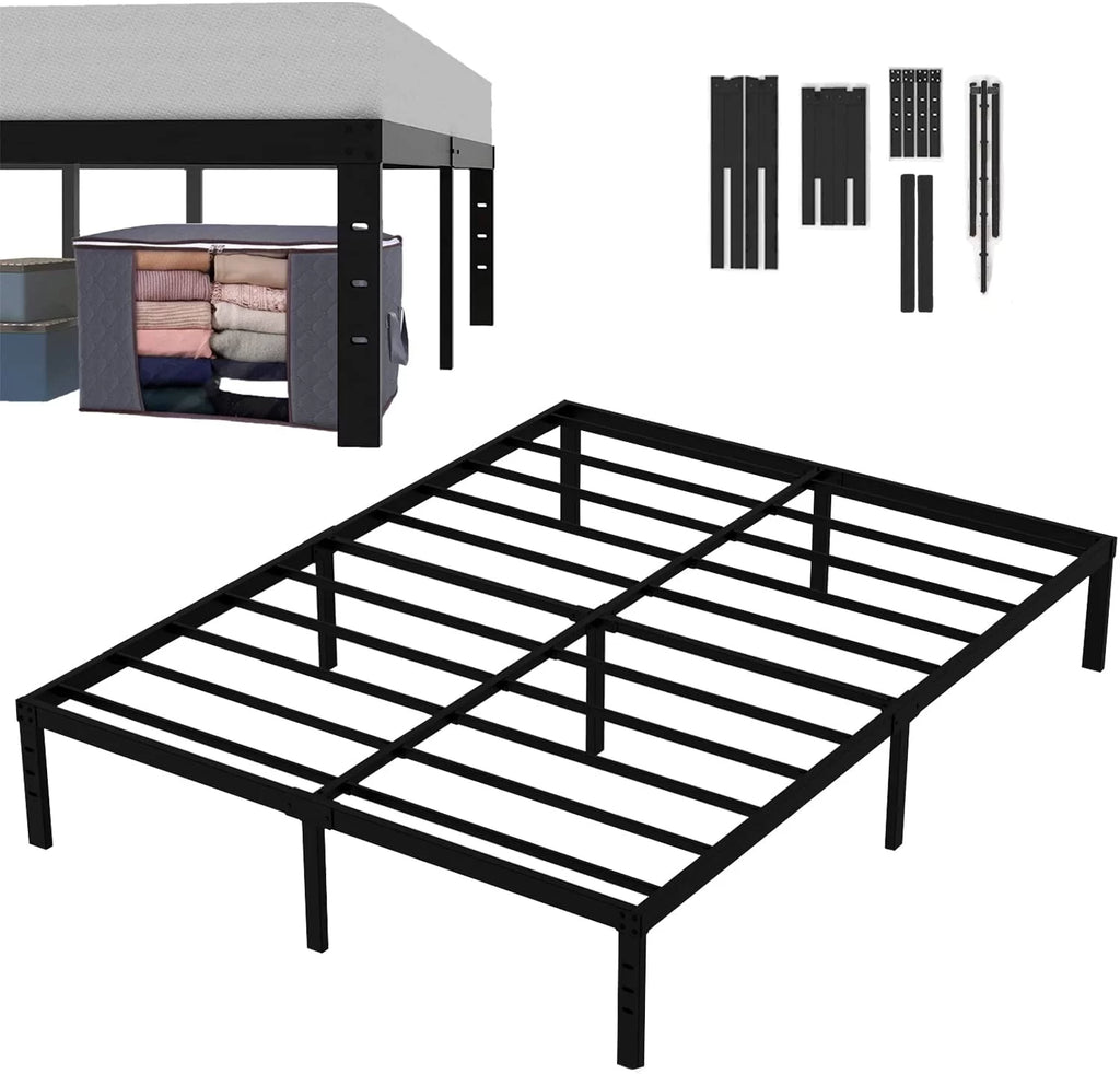 Queen Size Metal Bed Frame V9618