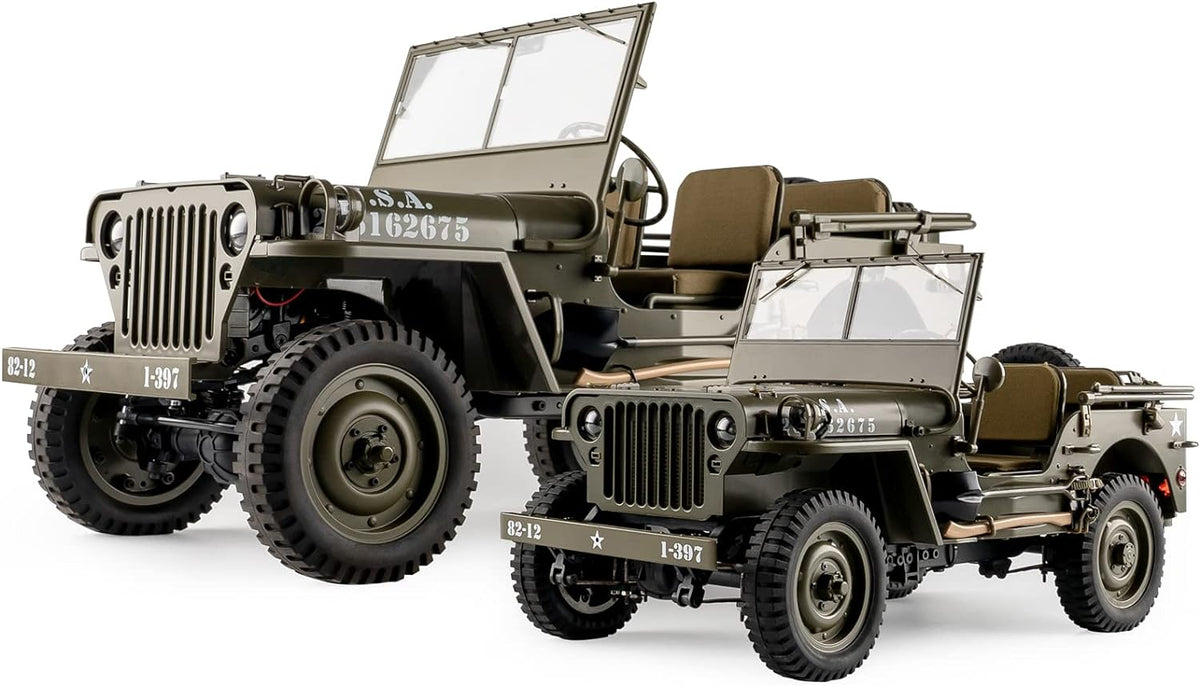 1/12 1941 MB Scaler RC Jeep 4x4 RTR RC Rock Crawler Military O343665