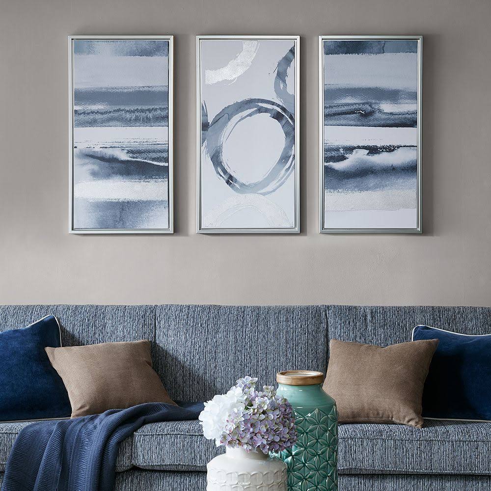 Grey Printed Frame Canvas 3 Piece Set M8833