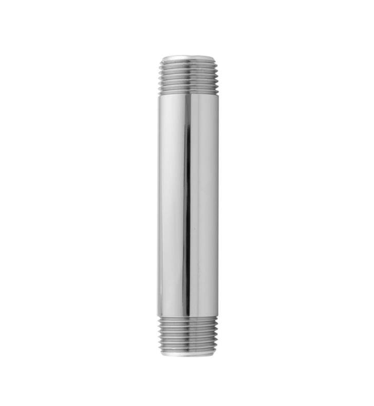 1/2x22 IPS x 4x22 Brass Vertical Drop Ceiling Nipple Polished Gold P21992