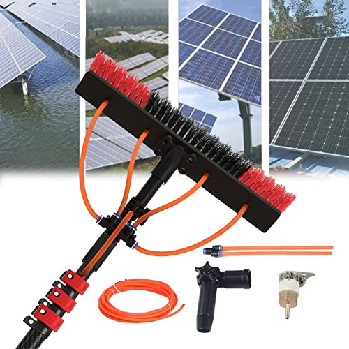 Water Fed Pole Kit, Window and Solar Panel Cleaning System, 30Cmbrush-36Ft/10.8M/55Cmbrush/18Ft/5.4M Y980