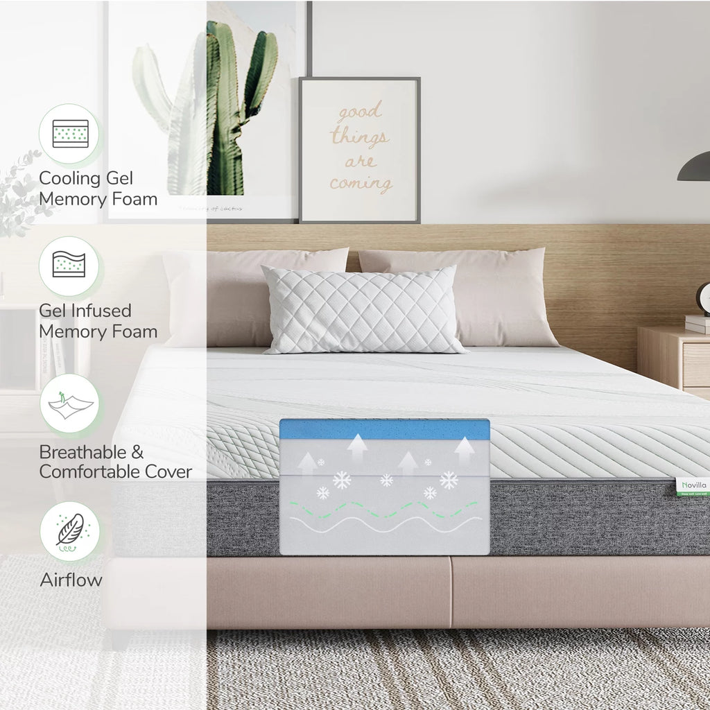Queen Size Gel Memory Foam Mattress G57305