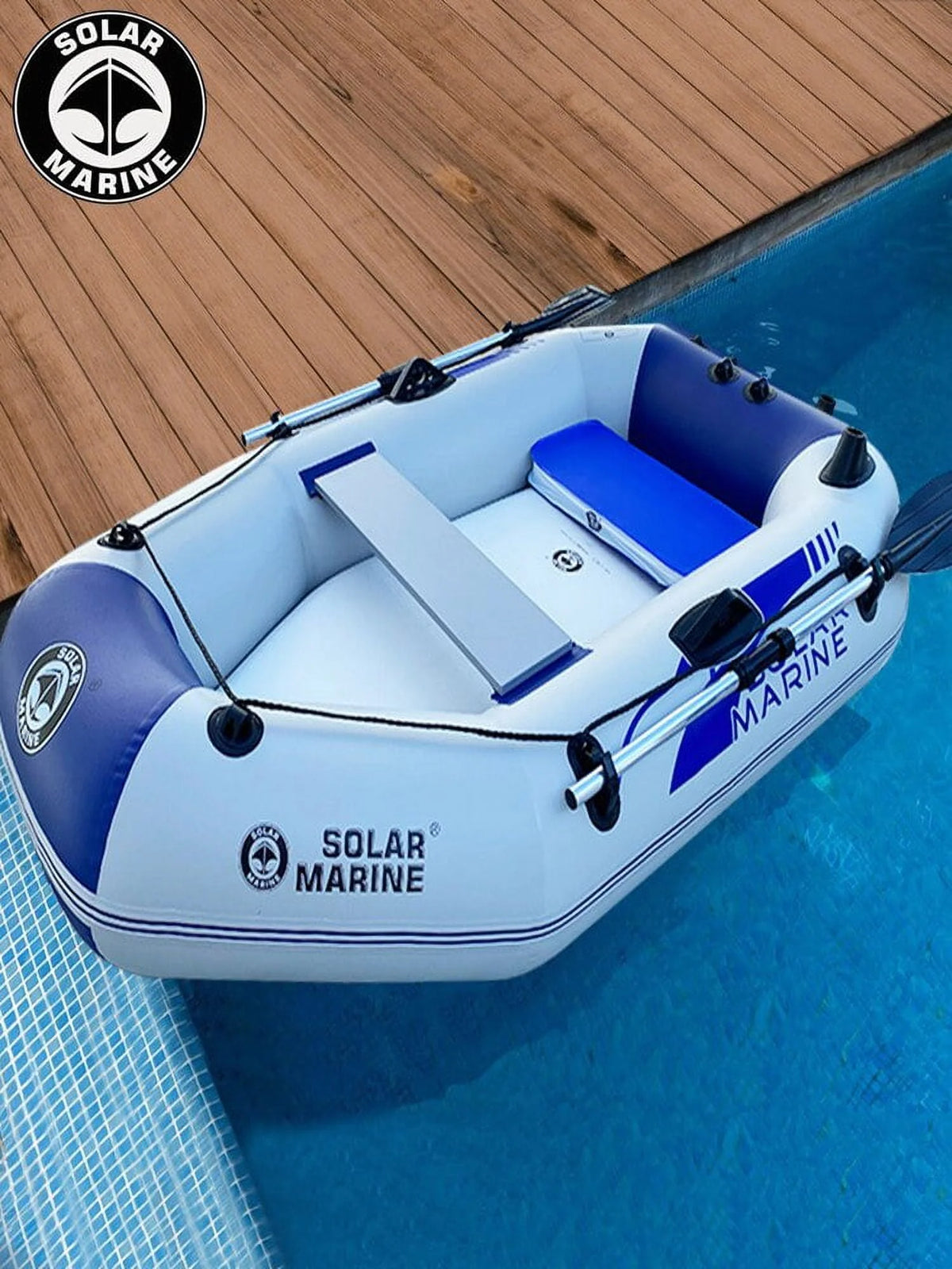 1 Person Inflatable Rowing Boat Kayak Canoe Raft Dinghy P3306