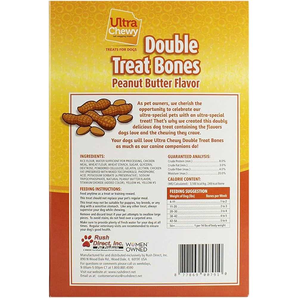 Chewy Double Treat Bones Dog Treats A419