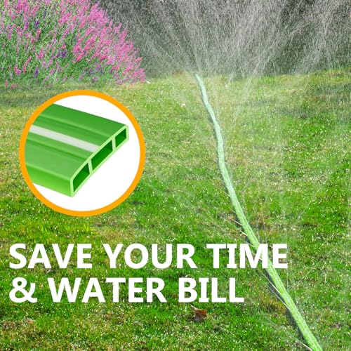 100 FT Heavy Duty Sprinkler Soaker Hose with Stakes F941
