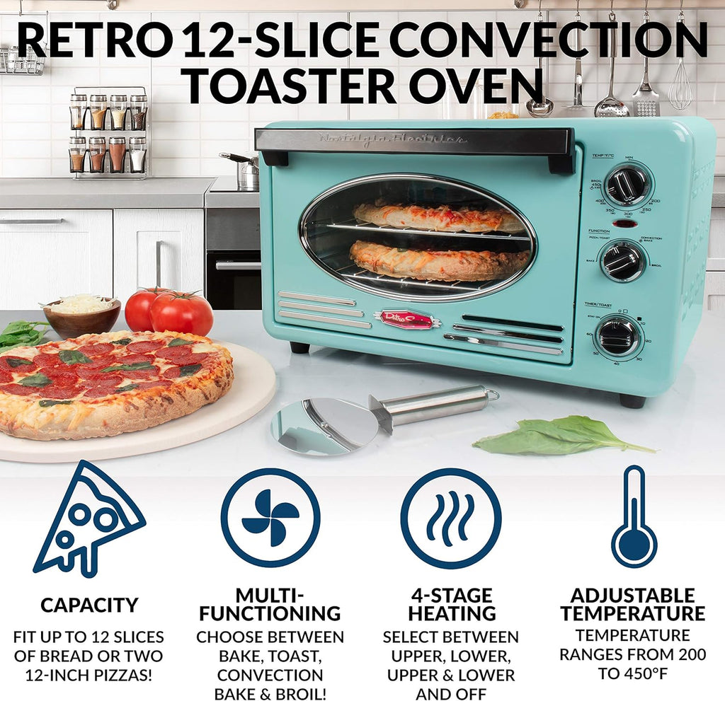0.7-Cu. Ft. Retro Convection Toaster Oven B642