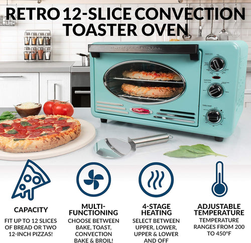 0.7-Cu. Ft. Retro Convection Toaster Oven B642