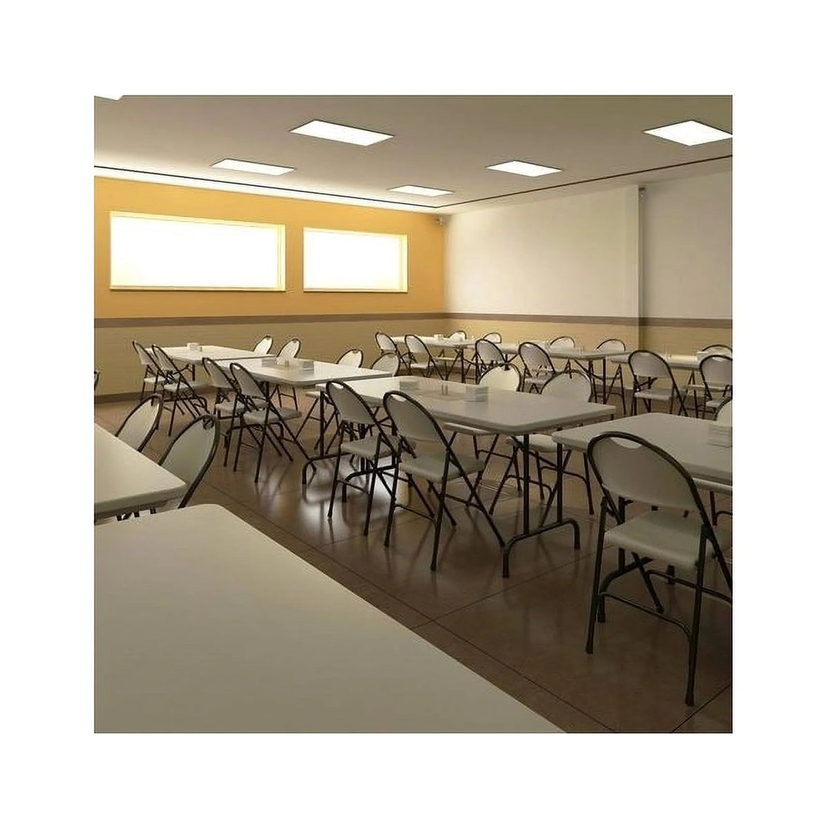 Steel Metal & Wood Library Table E49997