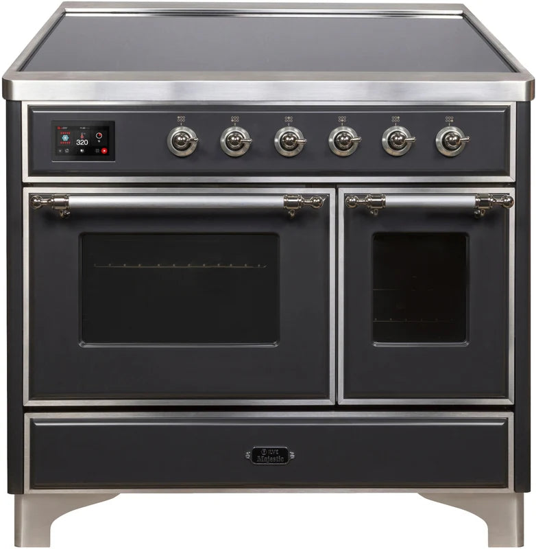 40 Induction Range with Electric Oven in Matte Graphite V669773