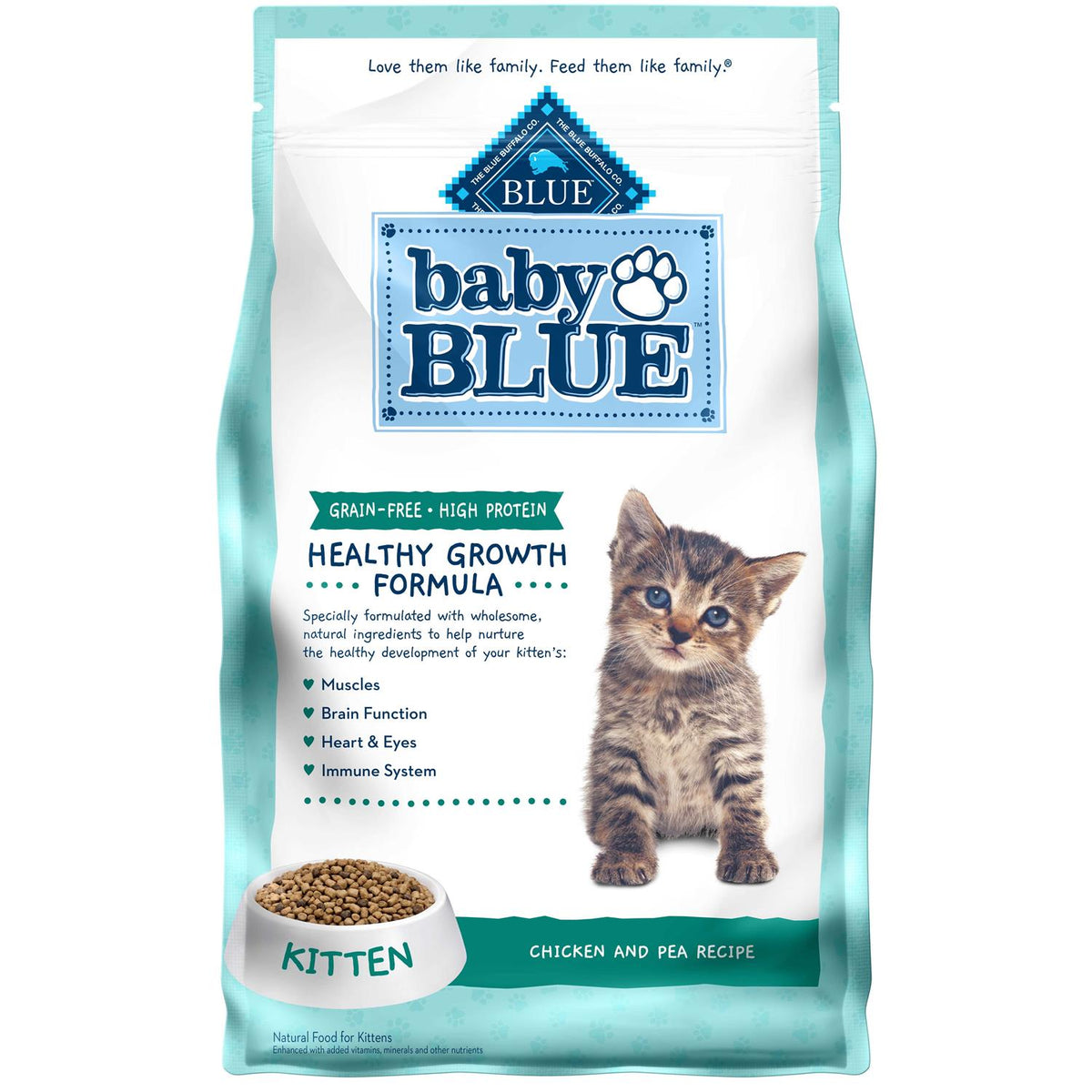 High Protein Natural Dry Kitten Food G80655
