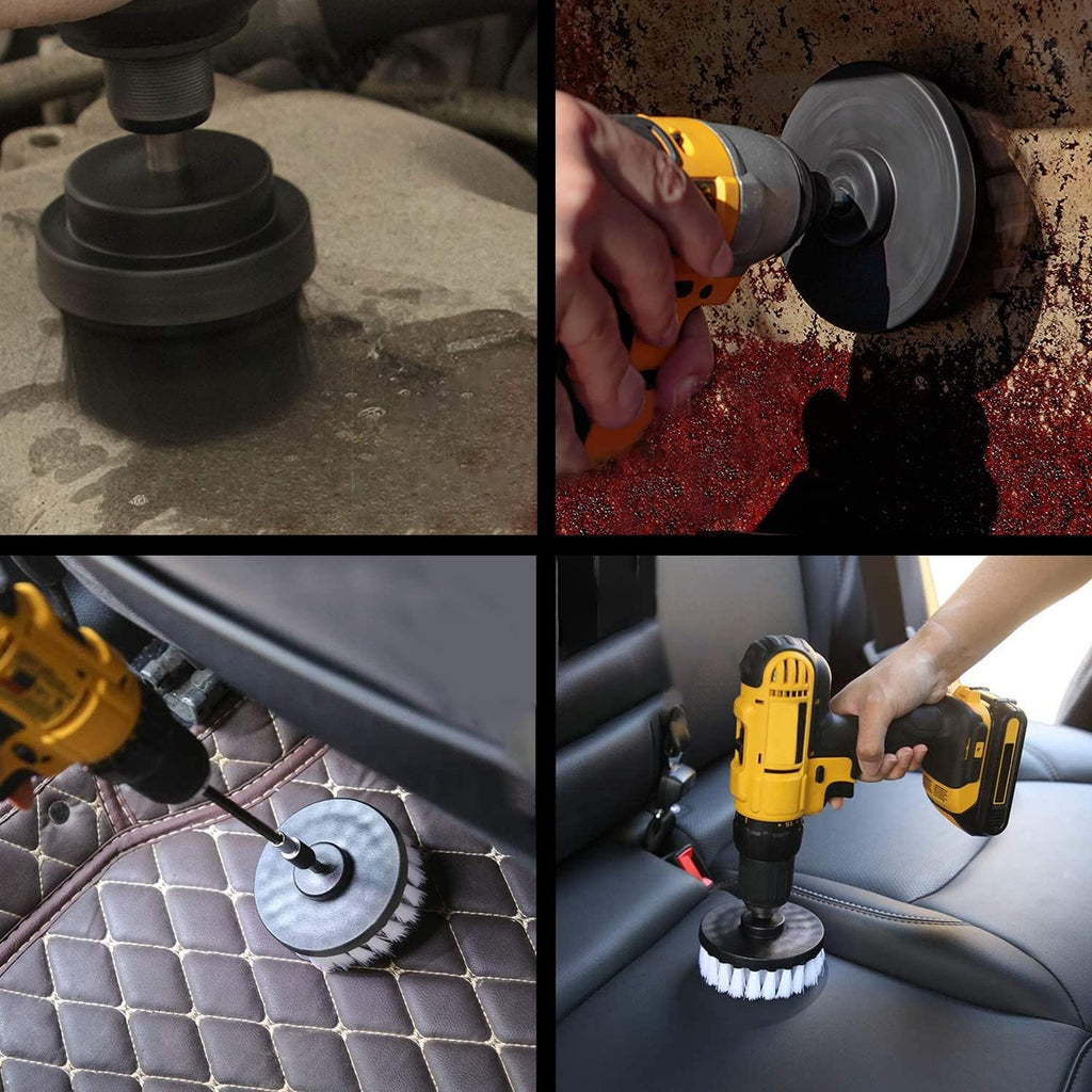 Drill Brush Attachment Set with Extend Long Attachment L232587