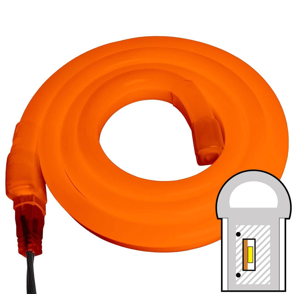 Orange SMD LED Neon Rope Light Z6300