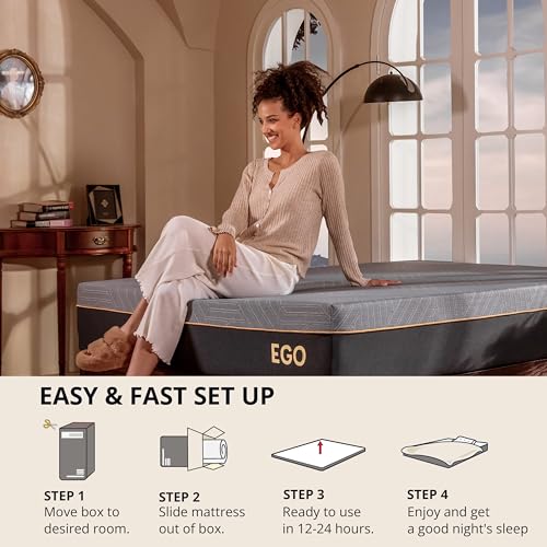 14 Inch King Size Memory Foam Mattress P501