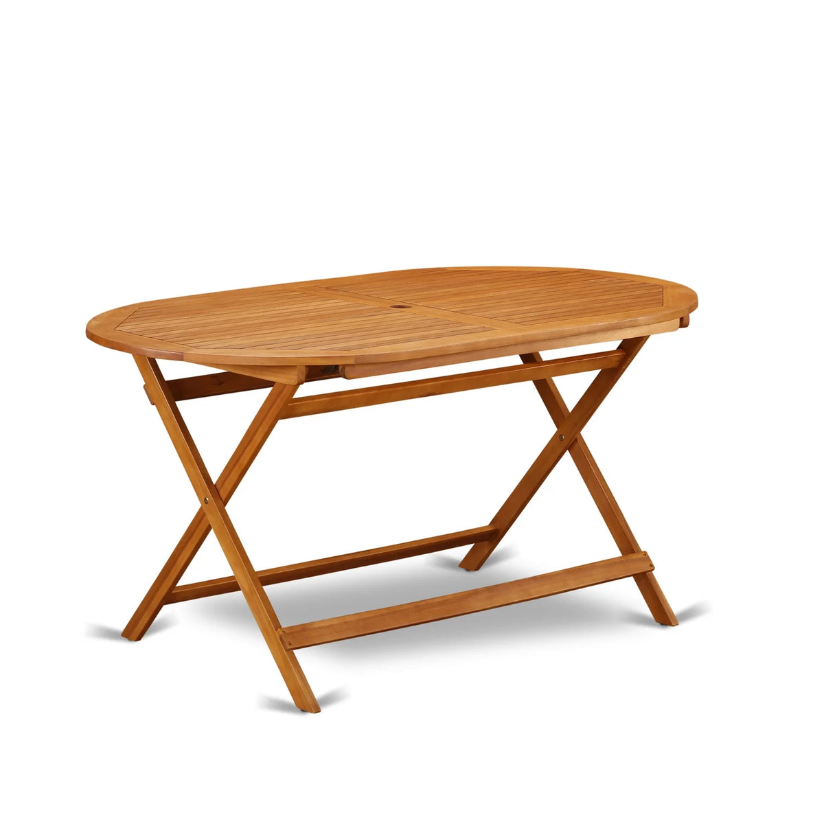 7 Pc Acacia Wood Outdoor Table and Chairs Y443